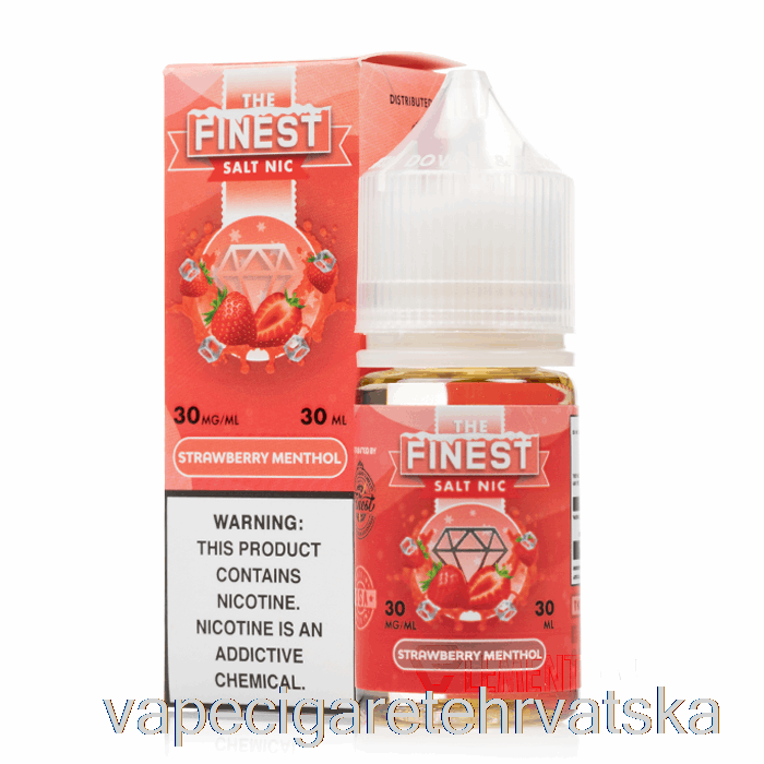 Vape Hrvatska Jagoda Mentol - Najfinija Sol Nic - 30ml 50mg